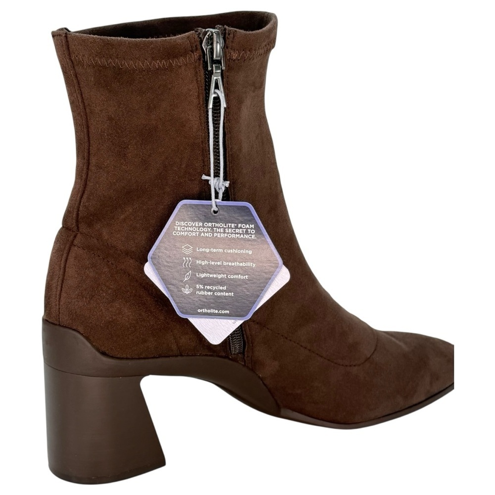 Aerosoles Corinda Brown Suede Womens Ankle Boots Size 8.5M - Picture 8 of 15